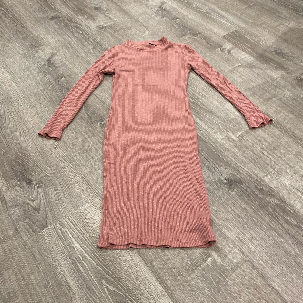 Naked Wardrobe dusty pink dress